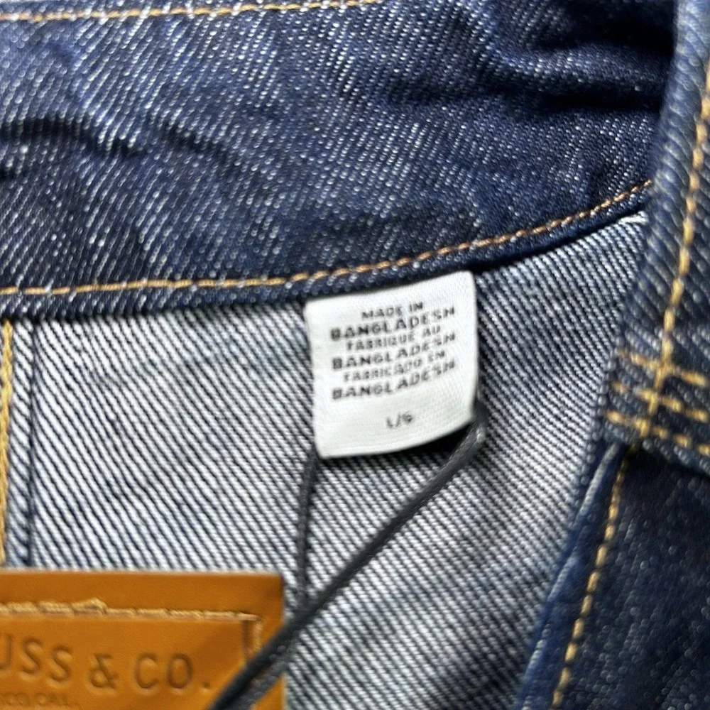 NEW Levi's Premium Capital E Men's Union‎ Engineer Denim Cardigan Size L